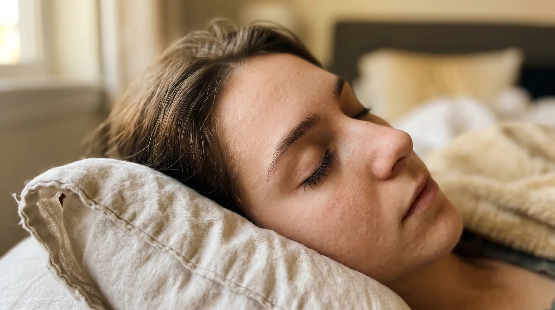 Illustration af hjerne og krop under søvn